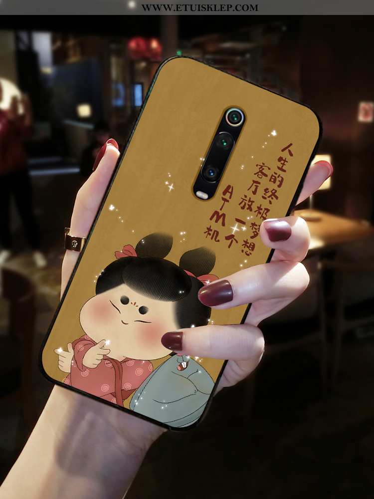 Futerał Xiaomi Mi 9t Nubuku Mały Czerwony Anti-fall All Inclusive Kreatywne Miękki Tanie