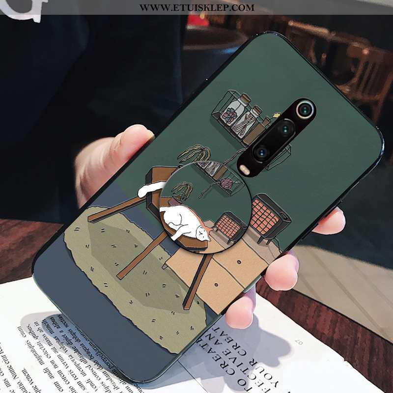 Futerał Xiaomi Mi 9t Pro Miękki Zielony Anti-fall Mały Etui Telefon Komórkowy Memorial Na Sprzedaż