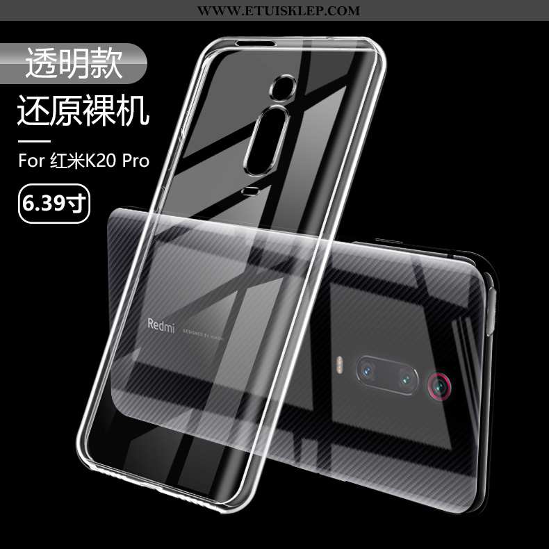 Futerał Xiaomi Mi 9t Pro Super Przezroczysty Kreatywne Silikonowe Etui Czerwony All Inclusive Tani
