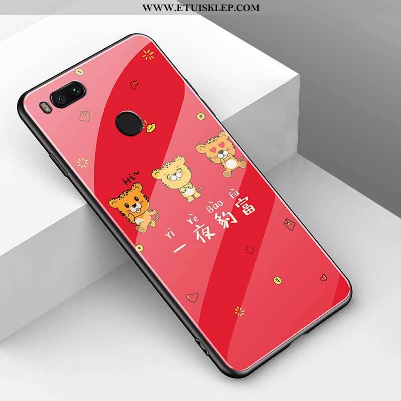 Futerał Xiaomi Mi A1 Kreatywne Czerwony Netto Ochraniacz Proste Zakochani Miękki Tanie