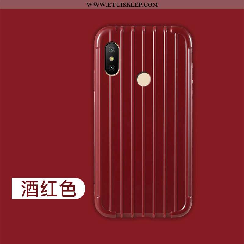 Futerał Xiaomi Mi A2 Lite Miękki Moda Etui Telefon Komórkowy Czerwony Kreatywne Tanie
