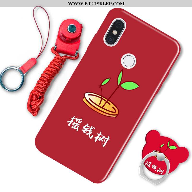 Futerał Xiaomi Mi A2 Osobowość Mały Moda Telefon Komórkowy Chłodzenie Czerwony Netto Tani