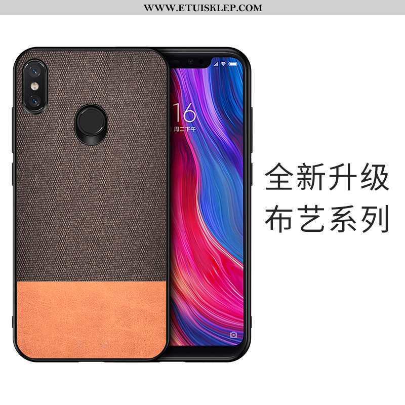 Futerał Xiaomi Mi A2 Skórzane Etui Płótno Anti-fall All Inclusive Mały Antypoślizgowe Oferta