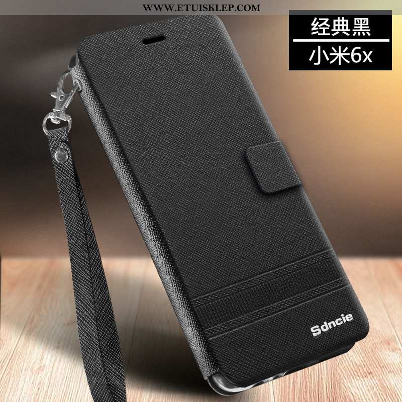 Futerał Xiaomi Mi A2 Skórzane Etui Telefon Komórkowy Klapa Młodzież Tani