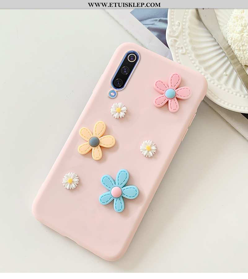 Futerał Xiaomi Mi A3 Miękki All Inclusive Różowe Świeży Kwiaty Trójwymiarowy Telefon Komórkowy Kup