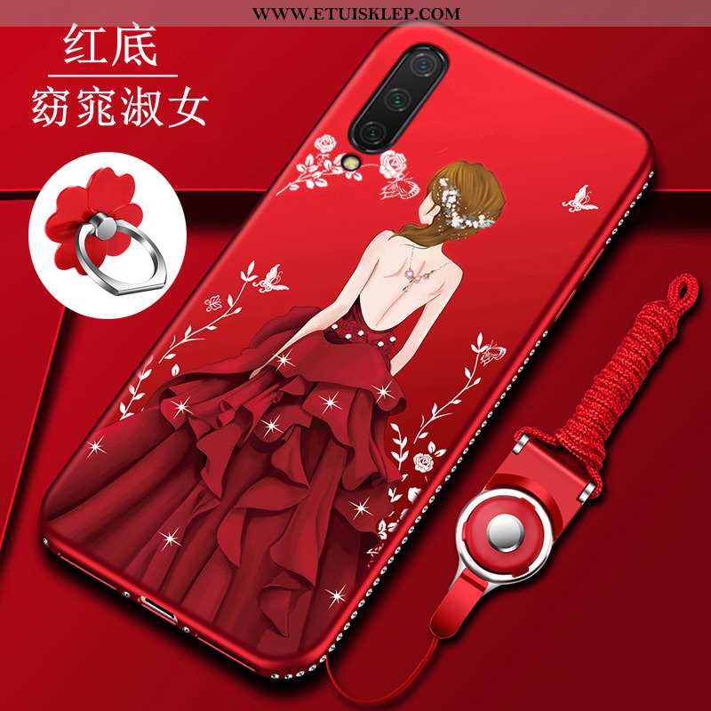 Futerał Xiaomi Mi A3 Ochraniacz Czarny Czerwony Netto Dostosowane Silikonowe Telefon Komórkowy Tani