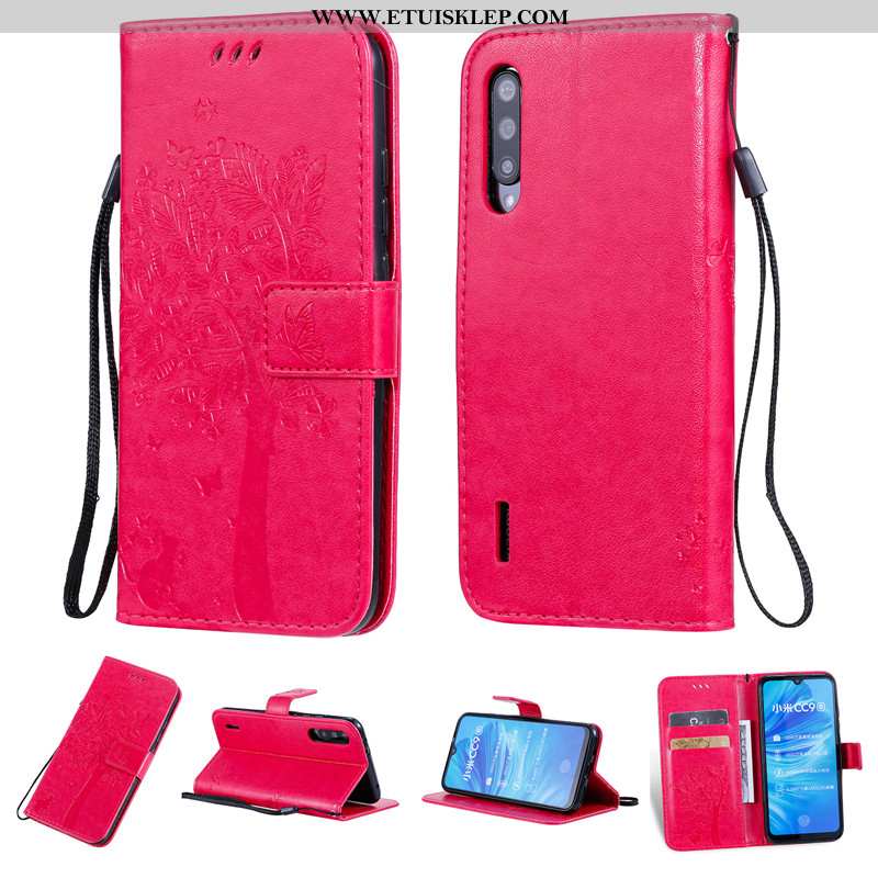 Futerał Xiaomi Mi A3 Skórzane Etui Anti-fall Różowe Klapa Telefon Komórkowy Mały Tanie