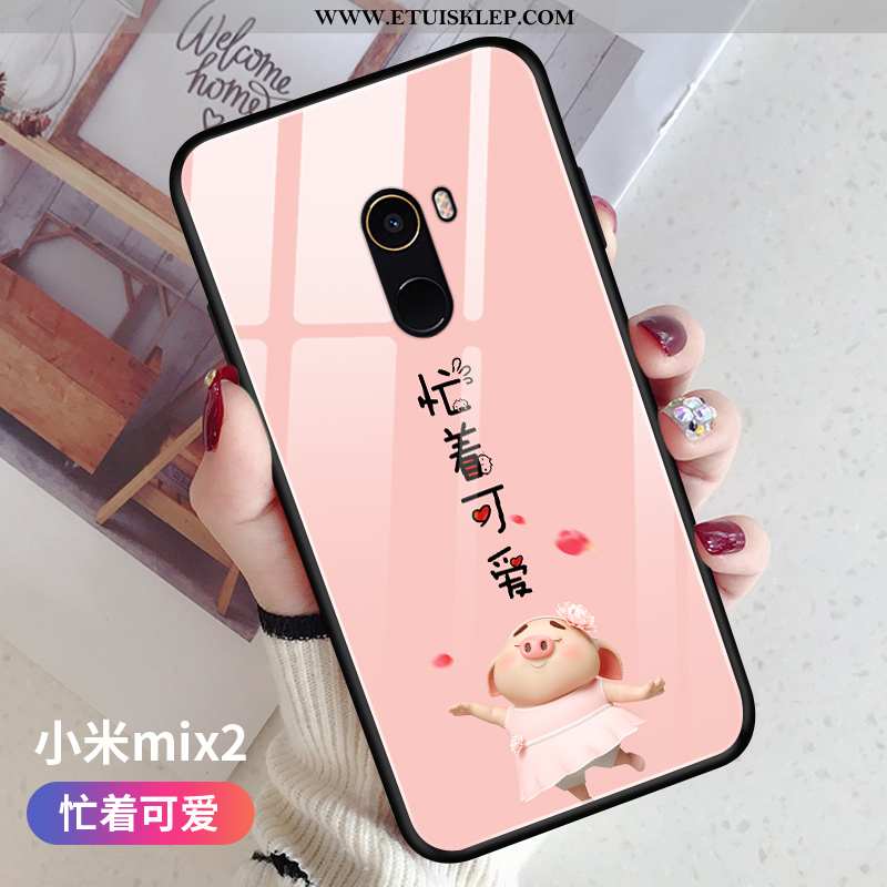 Futerał Xiaomi Mi Mix 2 Silikonowe Telefon Komórkowy Etui Piękny Różowe Kreatywne Czerwony Netto Ofe