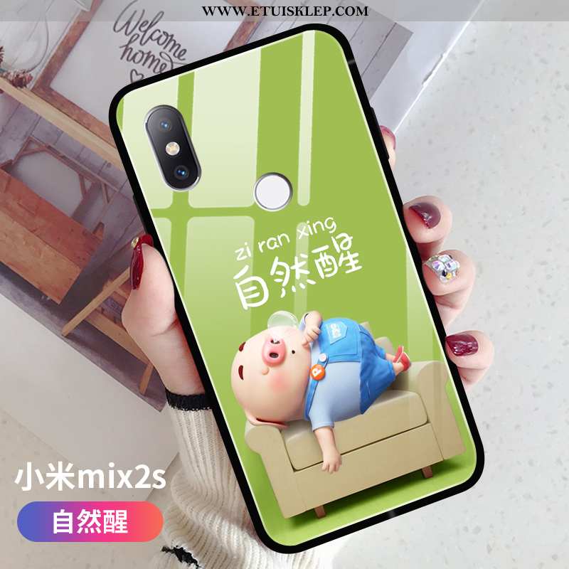 Futerał Xiaomi Mi Mix 2s Kreatywne Ochraniacz Silikonowe Żółty Etui Szkło Miękki Kup