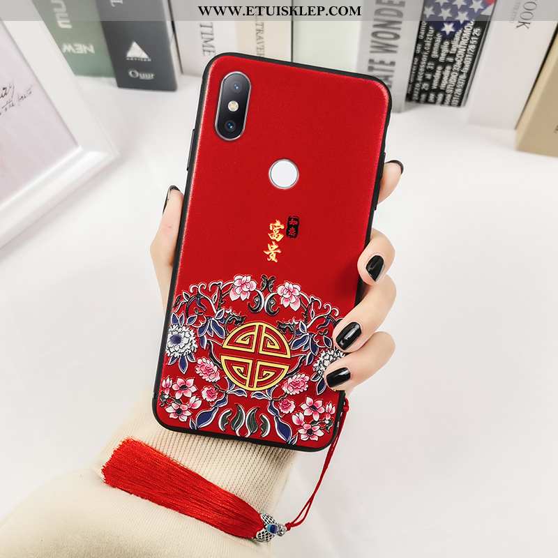 Futerał Xiaomi Mi Mix 2s Relief Telefon Komórkowy Ochraniacz Czerwony Nadrukiem Etui Oferta