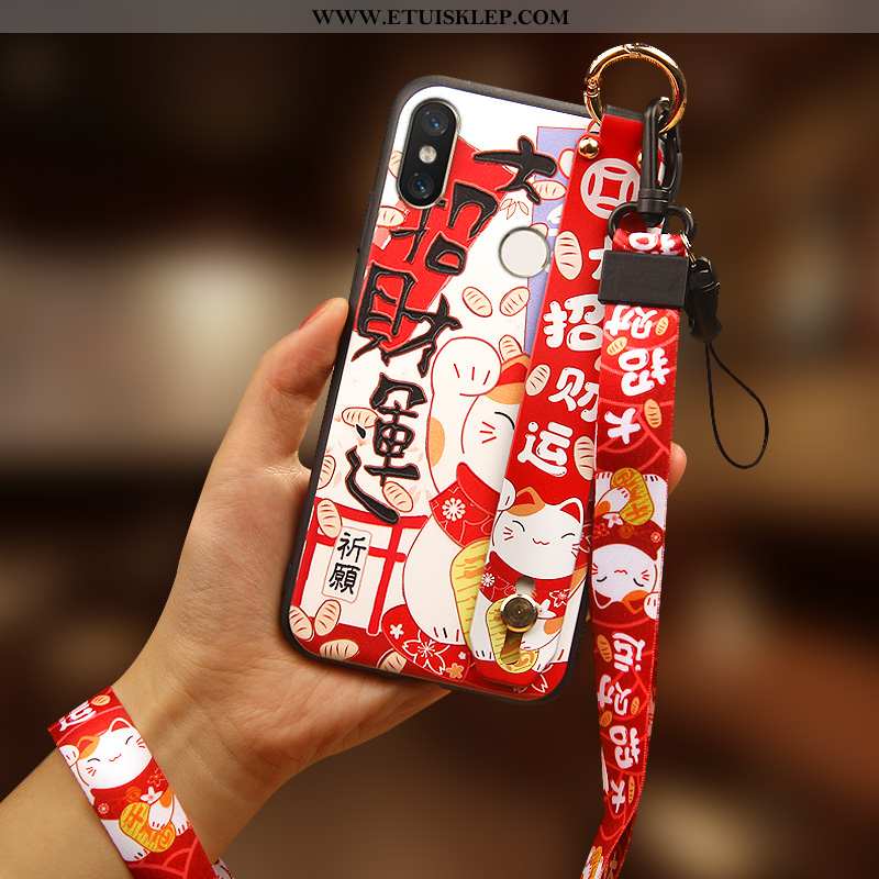 Futerał Xiaomi Mi Mix 3 Kreatywne Bogactwo Czerwony Anti-fall Telefon Komórkowy Kotek Tanie