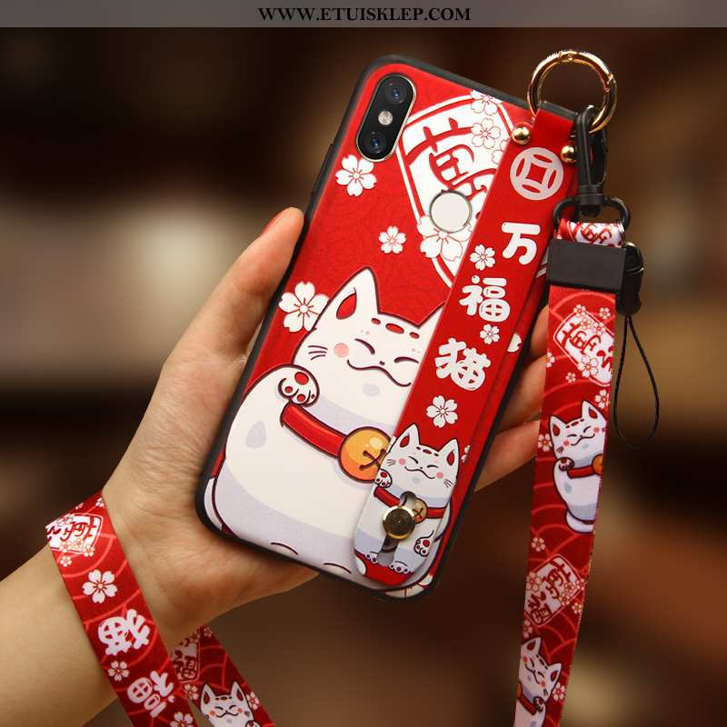 Futerał Xiaomi Mi Mix 3 Kreatywne Bogactwo Czerwony Anti-fall Telefon Komórkowy Kotek Tanie