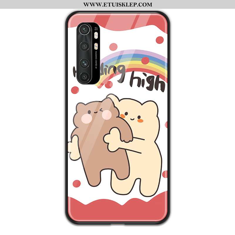 Futerał Xiaomi Mi Note 10 Lite Kreskówka Zakochani Mały Telefon Komórkowy Anti-fall Młodzież Purpuro