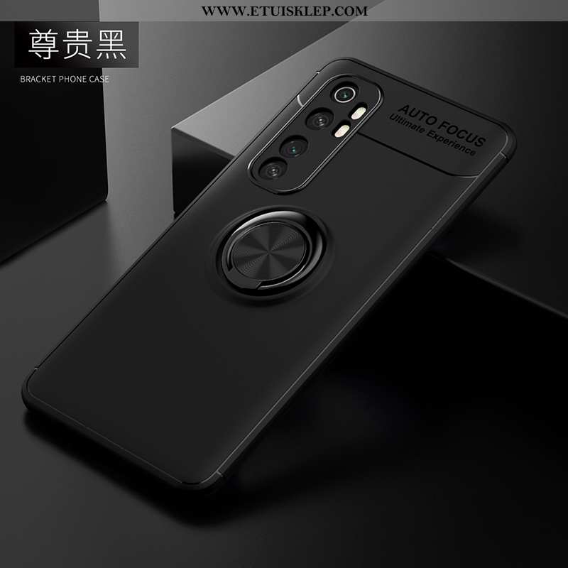 Futerał Xiaomi Mi Note 10 Lite Moda Ochraniacz Wspornik Anti-fall Czarny Ring Mały Na Sprzedaż