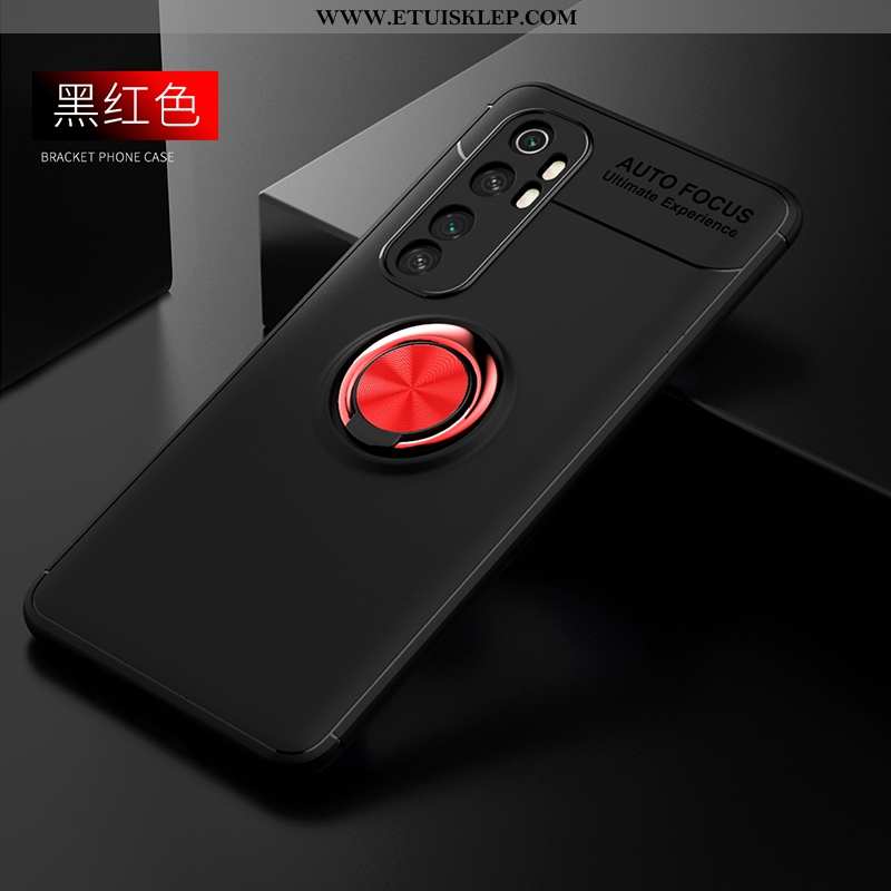 Futerał Xiaomi Mi Note 10 Lite Moda Ochraniacz Wspornik Anti-fall Czarny Ring Mały Na Sprzedaż