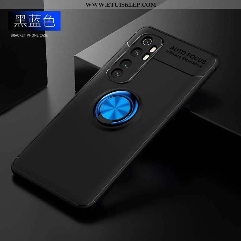 Futerał Xiaomi Mi Note 10 Lite Moda Ochraniacz Wspornik Anti-fall Czarny Ring Mały Na Sprzedaż