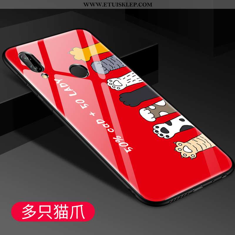 Futerał Xiaomi Redmi 7 Szkło Czerwony Ochraniacz Telefon Komórkowy Etui Mały Tanie