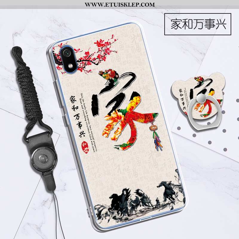 Futerał Xiaomi Redmi 7a Ochraniacz Telefon Komórkowy Kreskówka Wspornik Anti-fall Purpurowy Dyskont