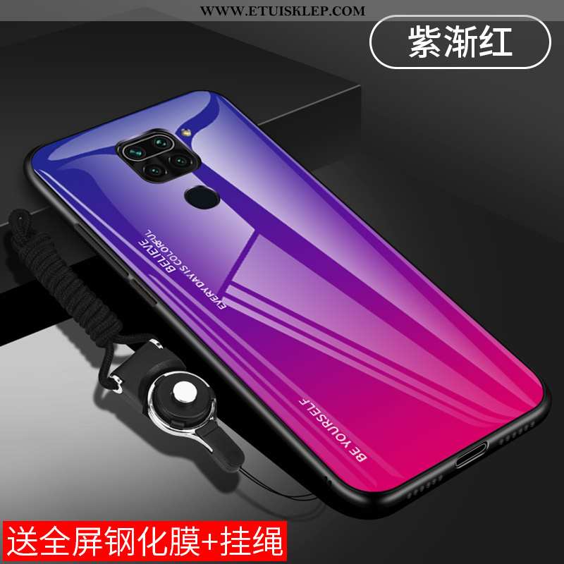 Futerał Xiaomi Redmi Note 9 Super Szkło Mały Gradient Anti-fall Wiszące Ozdoby Telefon Komórkowy Spr