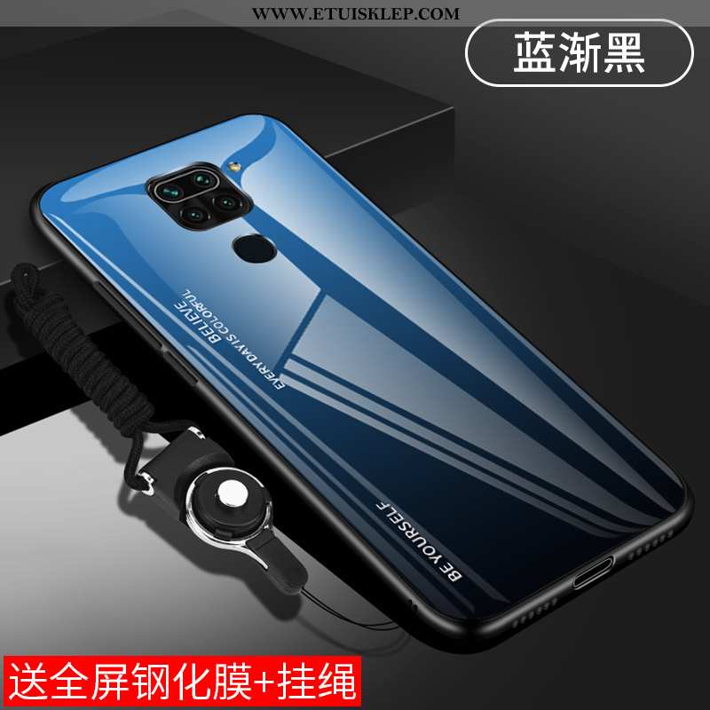 Futerał Xiaomi Redmi Note 9 Super Szkło Mały Gradient Anti-fall Wiszące Ozdoby Telefon Komórkowy Spr