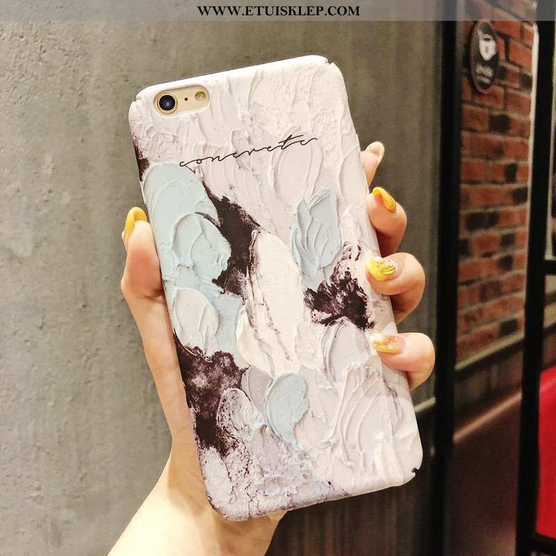 Futerał iPhone 6/6s Plus Nubuku Telefon Komórkowy Sztuka Purpurowy Obrzeża Graffiti All Inclusive Ku