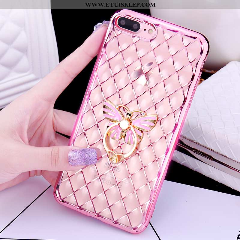 Futerał iPhone 7 Plus Piękny Pu Ring Etui Telefon Komórkowy Różowe Sprzedam