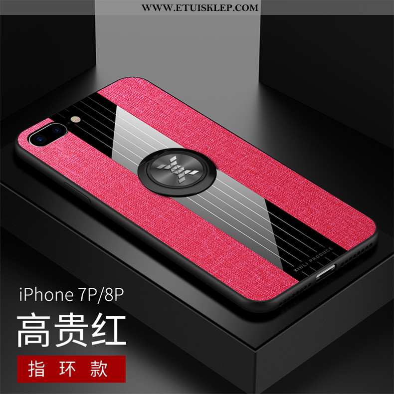 Futerał iPhone 7 Plus Wzór Telefon Komórkowy Duży Pu Czerwony Wspornik Proste Tanie