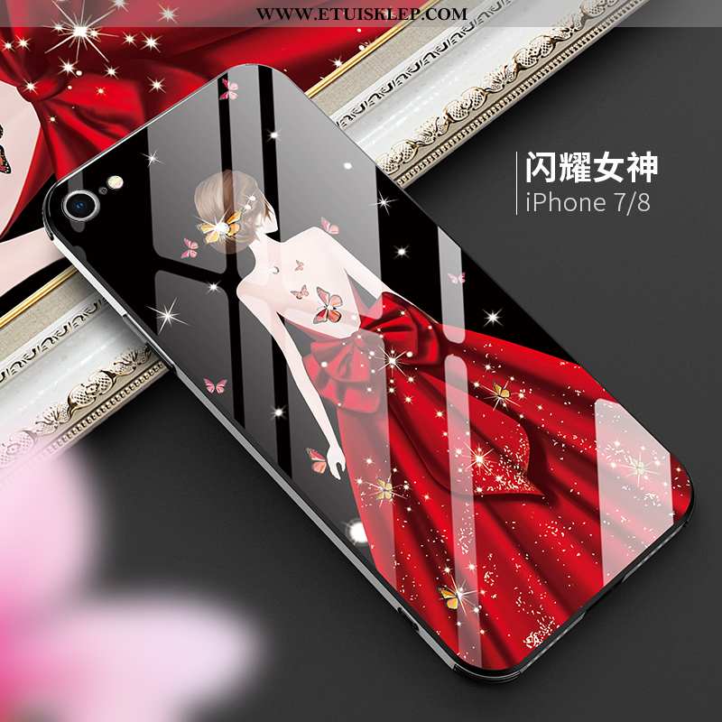 Futerał iPhone 8 Kreatywne Nowy Ochraniacz Purpurowy Osobowość Czerwony Netto Etui Sklep