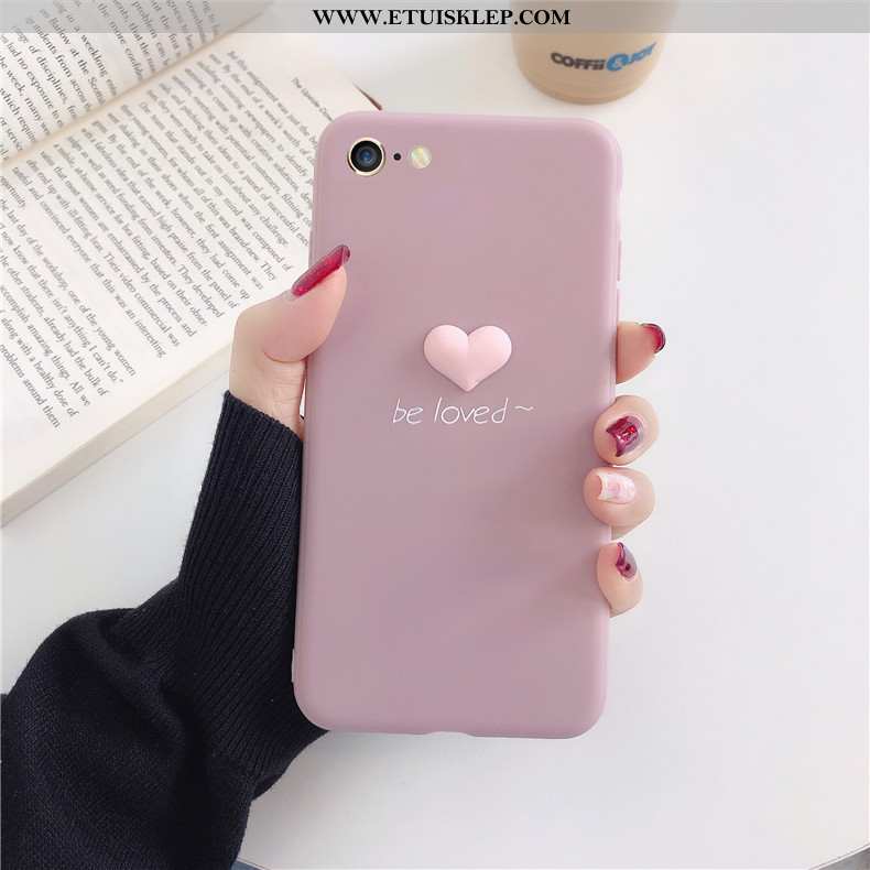 Futerał iPhone 8 Ochraniacz Trójwymiarowy Różowe Anti-fall Miłość Miękki Kup