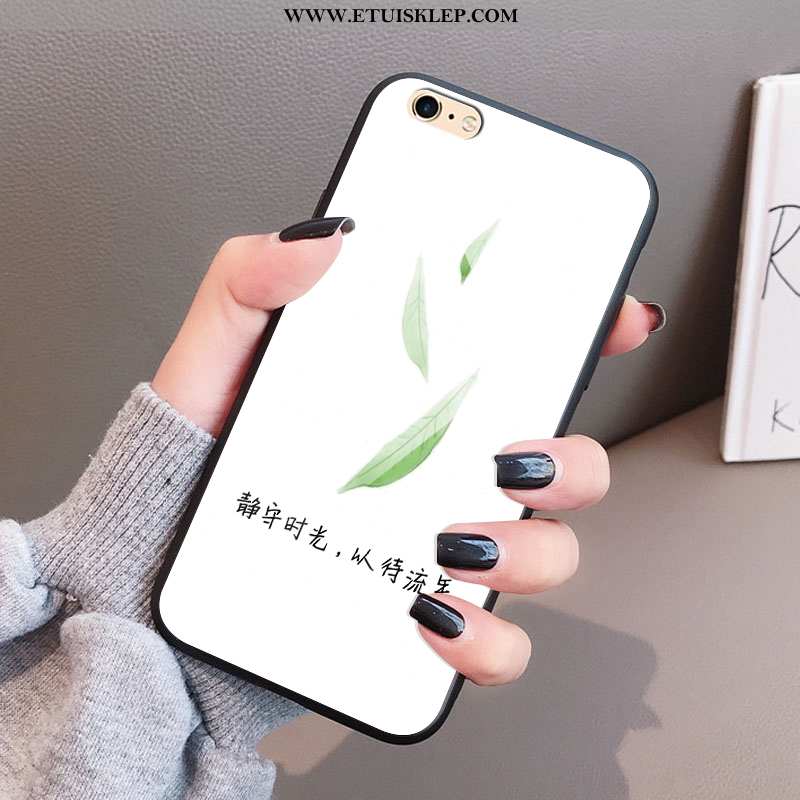 Futerał iPhone 8 Trendy Etui Proste Cienkie Biały Szkło Świeży Tani