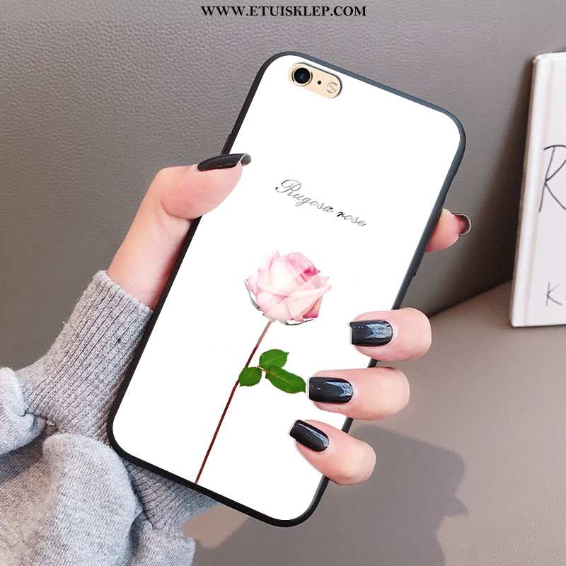 Futerał iPhone 8 Trendy Etui Proste Cienkie Biały Szkło Świeży Tani