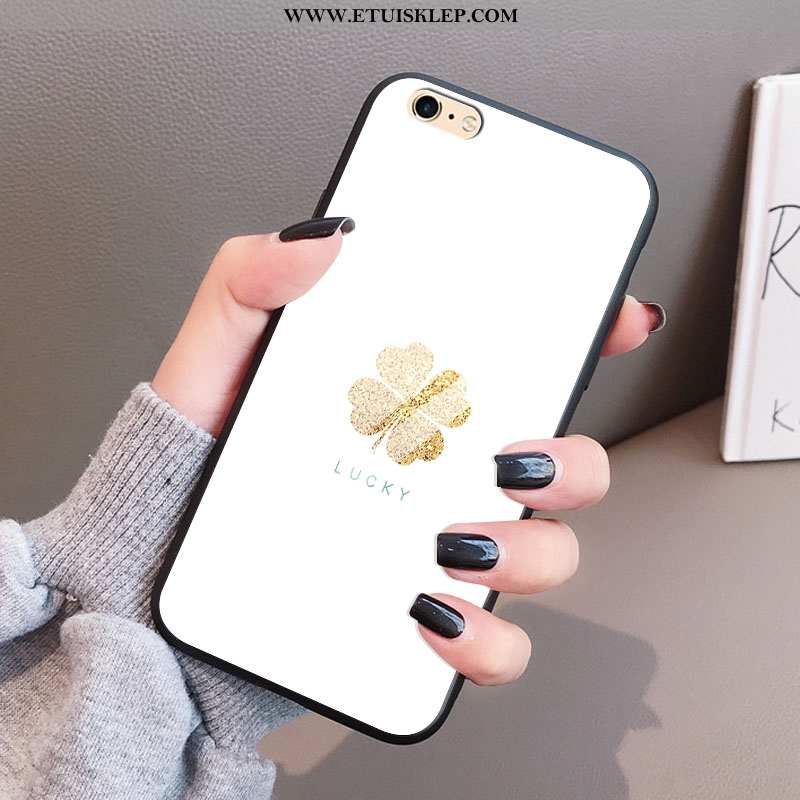 Futerał iPhone 8 Trendy Etui Proste Cienkie Biały Szkło Świeży Tani