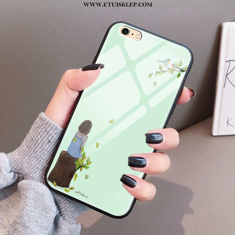 Futerał iPhone 8 Trendy Etui Proste Cienkie Biały Szkło Świeży Tani