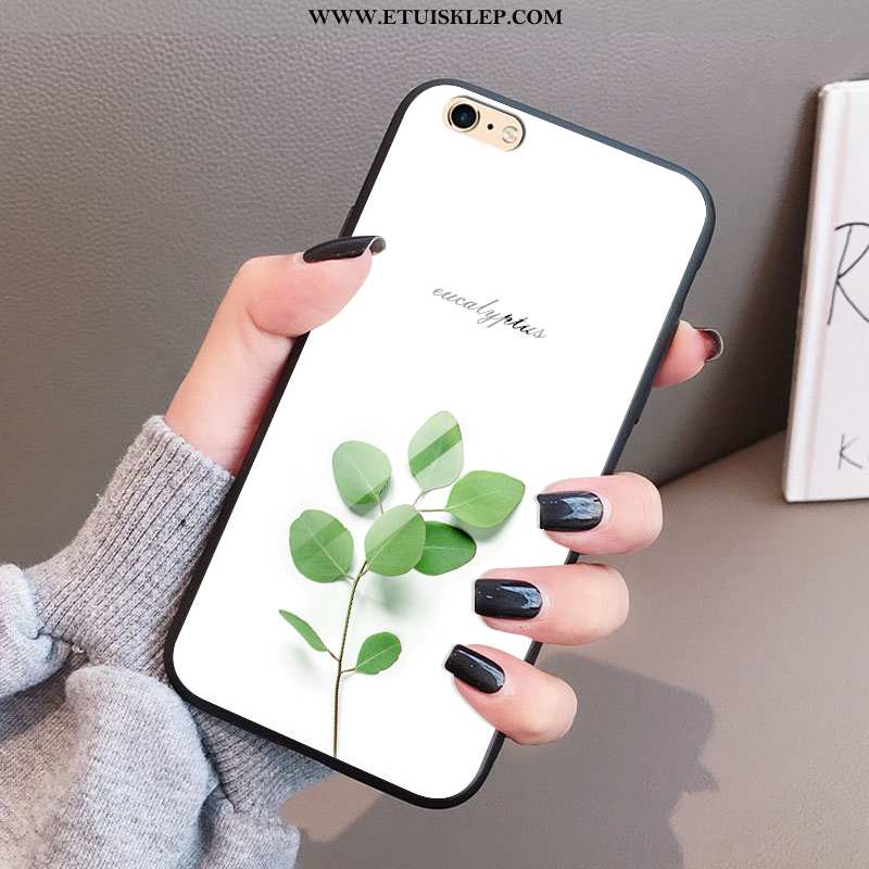 Futerał iPhone 8 Trendy Etui Proste Cienkie Biały Szkło Świeży Tani