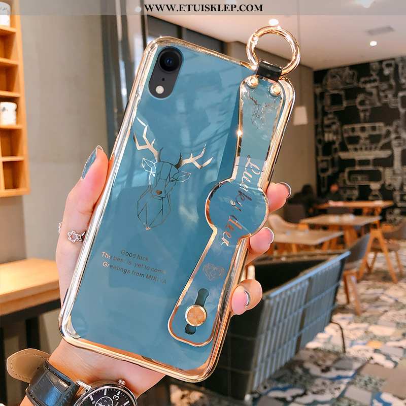 Futerał iPhone Xr Trendy Ciemnozielony Telefon Komórkowy Poszycie Buckskin All Inclusive Tani