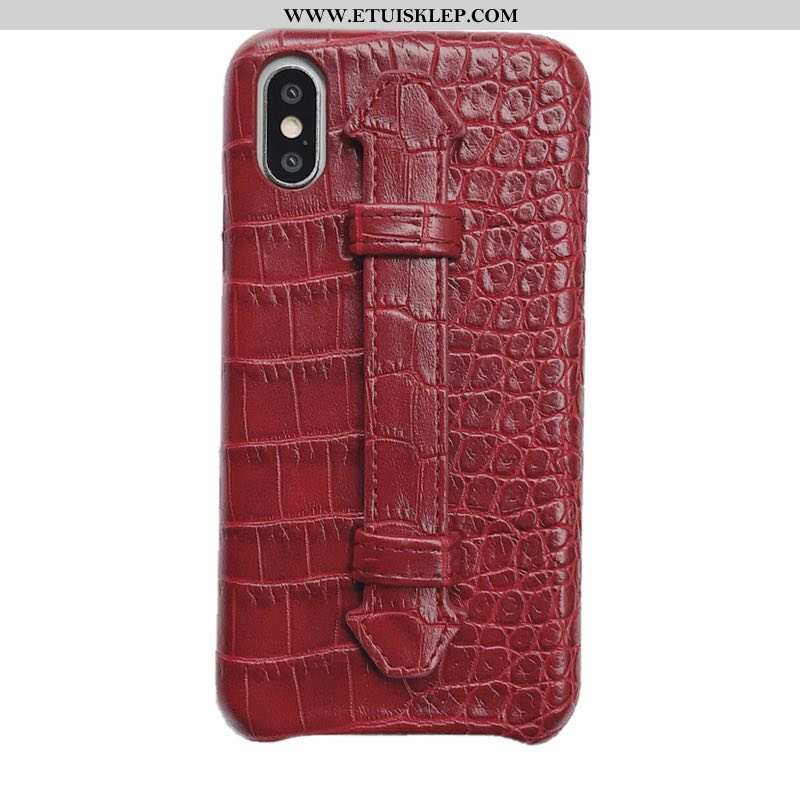 Futerał iPhone Xs Cienkie Super Skóra Telefon Komórkowy Trendy Wspornik Kup