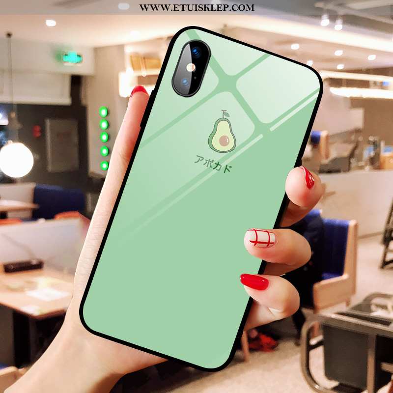 Futerał iPhone Xs Max Szkło Świeży Telefon Komórkowy Zielony Mały Bydło Wiatr Sprzedam