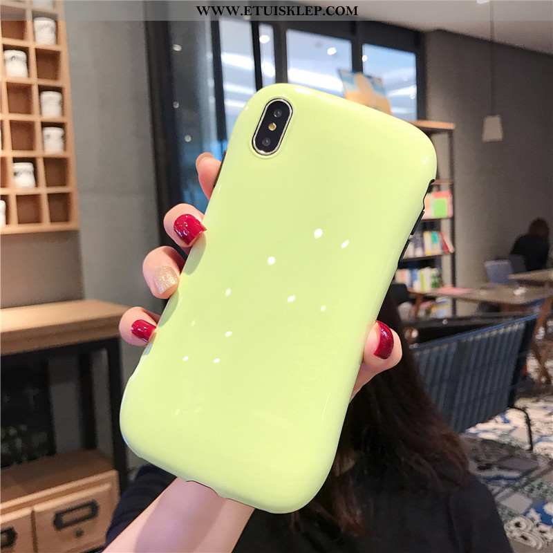 Futerał iPhone Xs Miękki Etui Telefon Komórkowy Jednolity Kolor Pomarańczowy Proste Oferta