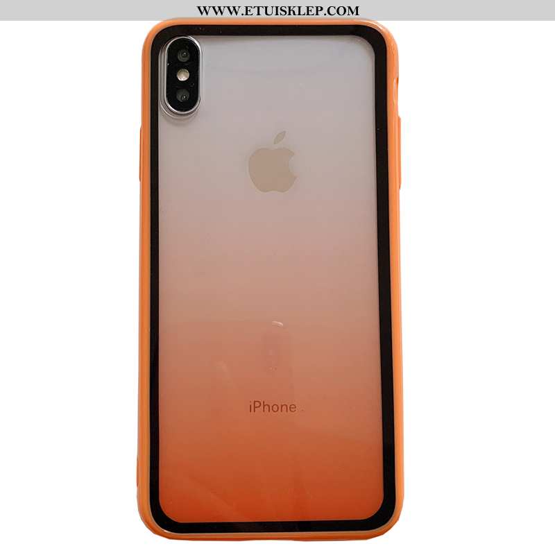 Futerał iPhone Xs Ochraniacz Czerwony Netto Miękki Kreatywne Etui Pomarańczowy Tanie