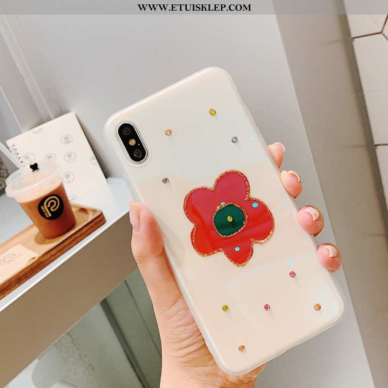 Futerał iPhone Xs Piękny Kwiaty Mały Czerwony Netto Telefon Komórkowy Czerwony Sklep