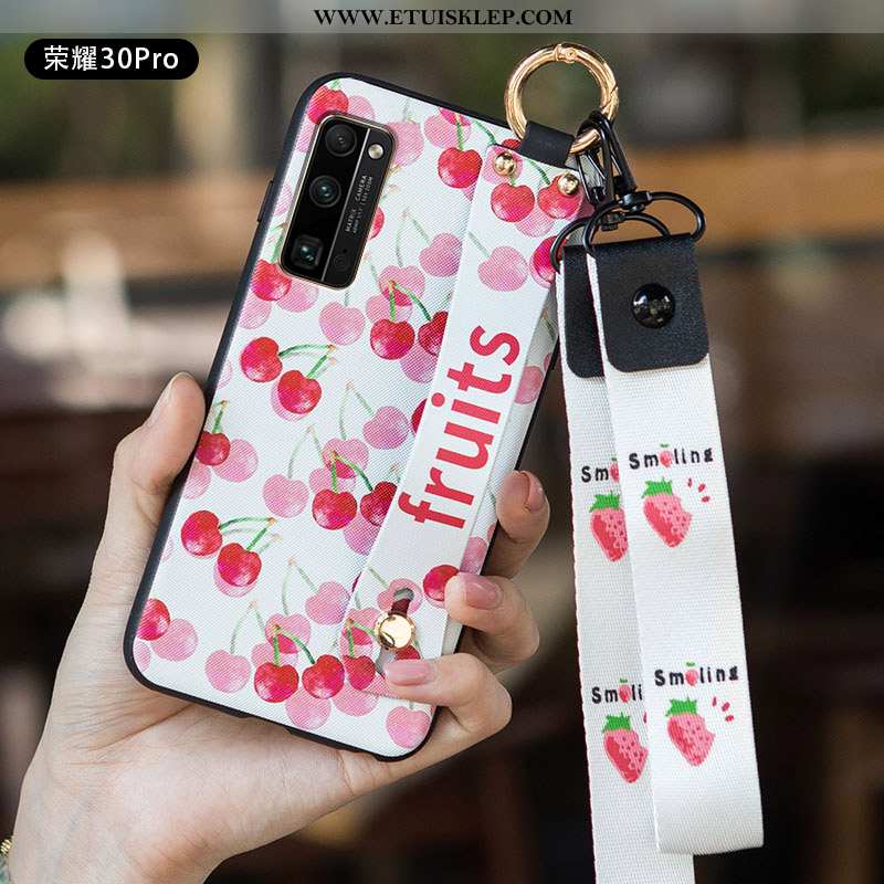 Obudowa Honor 30 Pro Trendy Etui Wiatr Biały Anti-fall Futerał Świeży Tani