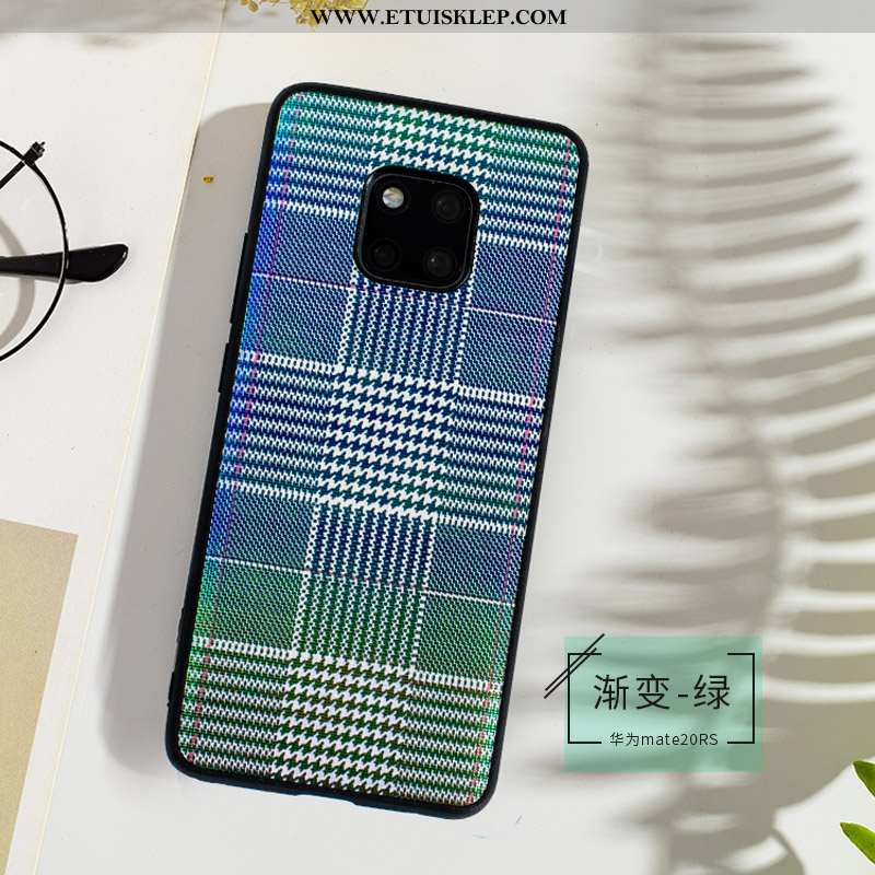 Obudowa Huawei Mate 20 Rs Super Niebieski Bydło Futerał Jakość Miękki Anti-fall Online