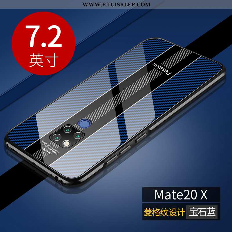 Obudowa Huawei Mate 20 X Szkło Etui Telefon Komórkowy Futerał Metal Cienkie Czerwony Netto Kupię