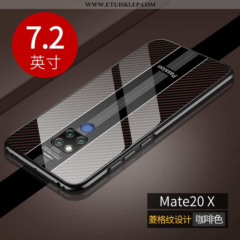 Obudowa Huawei Mate 20 X Szkło Etui Telefon Komórkowy Futerał Metal Cienkie Czerwony Netto Kupię