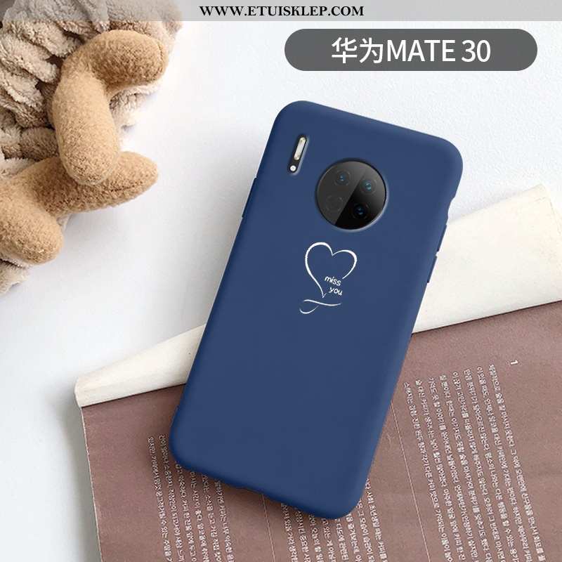 Obudowa Huawei Mate 30 Piękny Kreatywne Silikonowe Ochraniacz Niebieski Zakochani Miłość Tanie