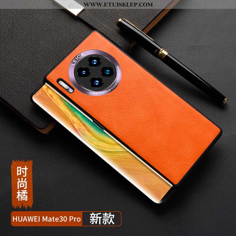 Obudowa Huawei Mate 30 Pro Kreatywne Telefon Komórkowy Skórzane Etui Czerwony Netto Ochraniacz Nubuk