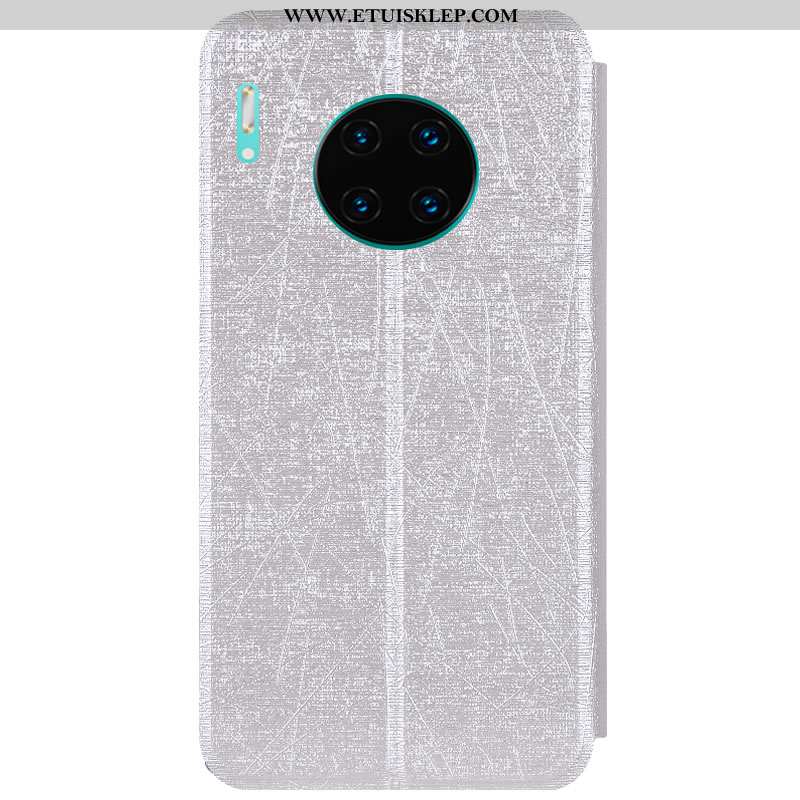 Obudowa Huawei Mate 30 Skórzane Etui All Inclusive Wspornik Telefon Komórkowy Czerwony Futerał Tanie