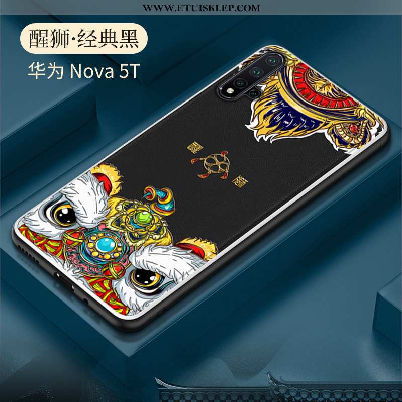 Obudowa Huawei Nova 5t Kreatywne Futerał Chiński Styl Super Ochraniacz Wzór Czerwony Netto Online