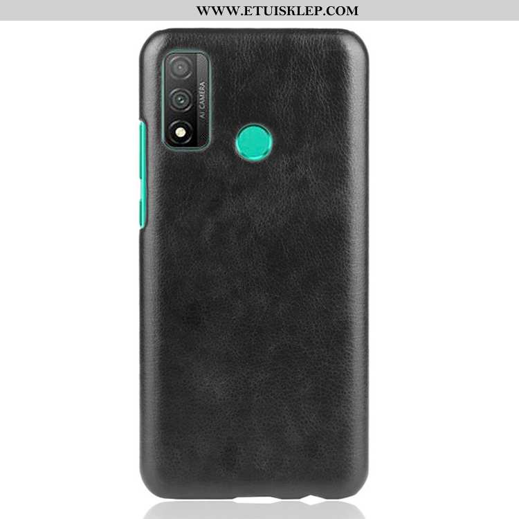 Obudowa Huawei P Smart 2020 Nubuku Czarny Skóra Skórzane Etui Trendy Telefon Komórkowy Futerał Sprze