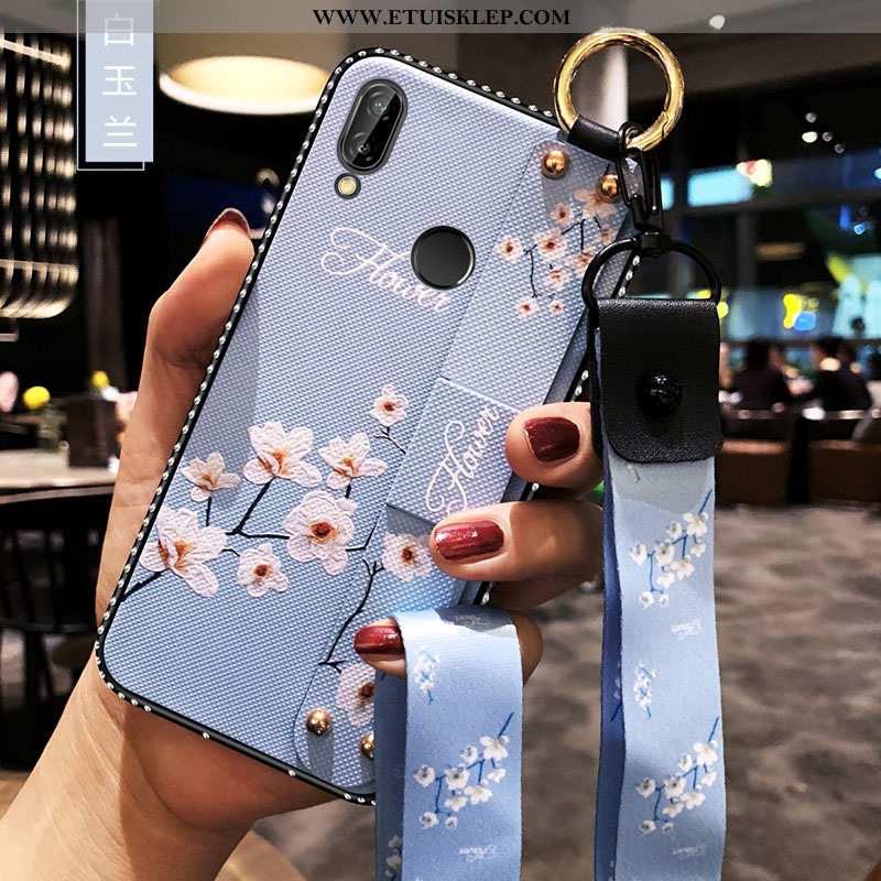 Obudowa Huawei P Smart+ Miękki Czerwony Wiszące Ozdoby Telefon Komórkowy Trendy Ochraniacz Etui Tani